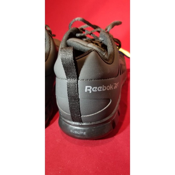 SUBLITE CUSHION WORK - RB4051 Athletic Work Shoe - Black MEN size 10.5 wide - Picture 6 of 16